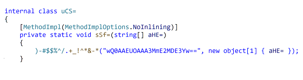Protected code